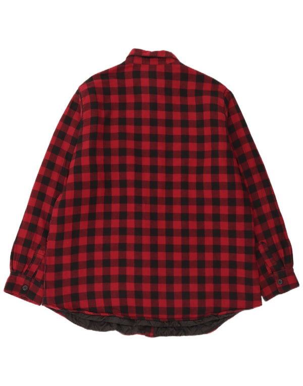 Мужская фланелевая рубашка EMP Lumberjack 2XL, хлопок в красную клетку