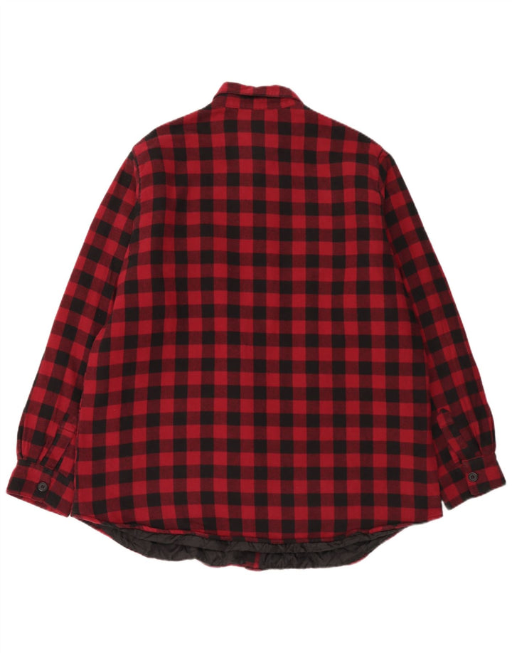 Мужская фланелевая рубашка EMP Lumberjack 2XL, хлопок в красную клетку