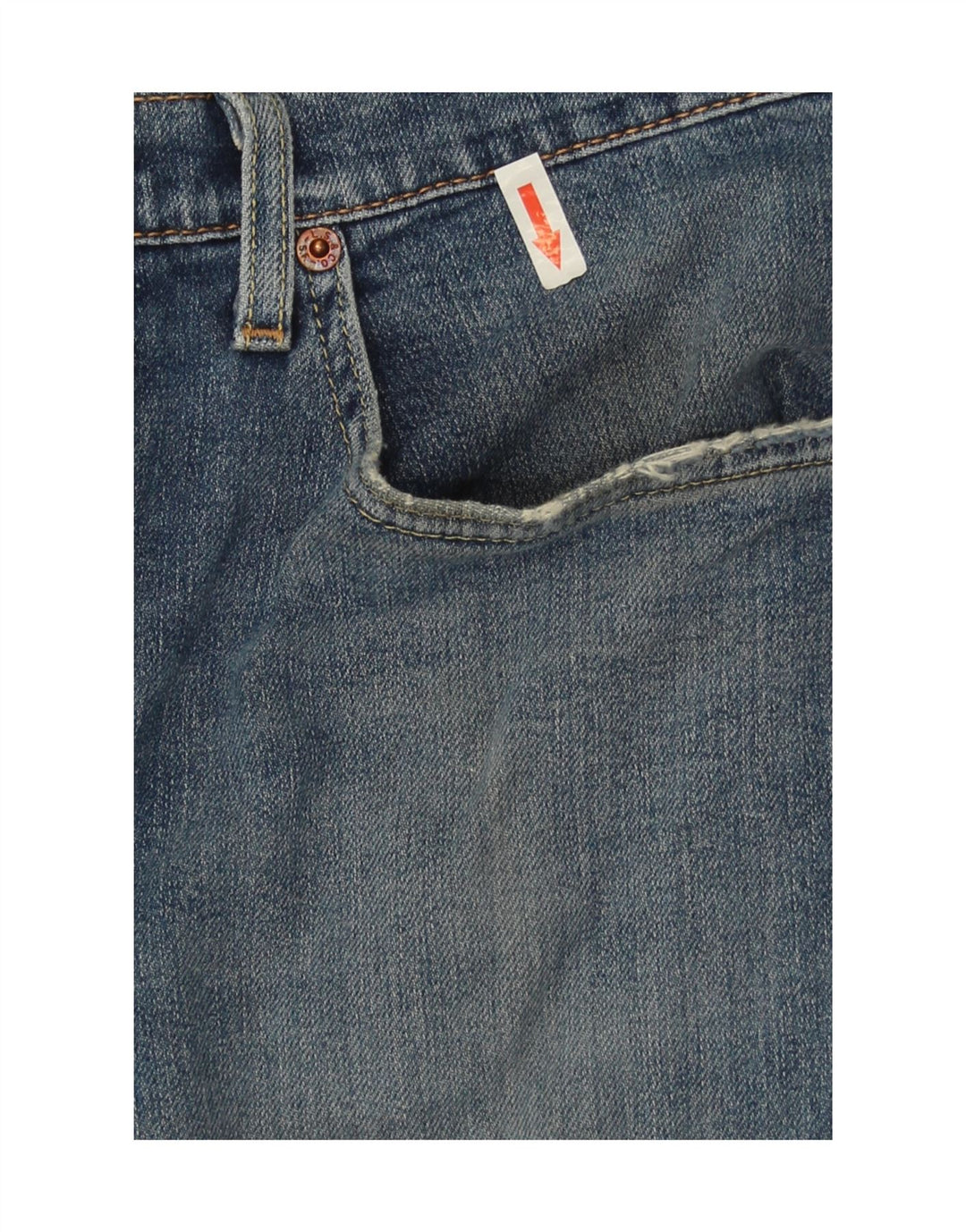 Мужские зауженные джинсы Levi's 502 W34 L32 синие, хлопок