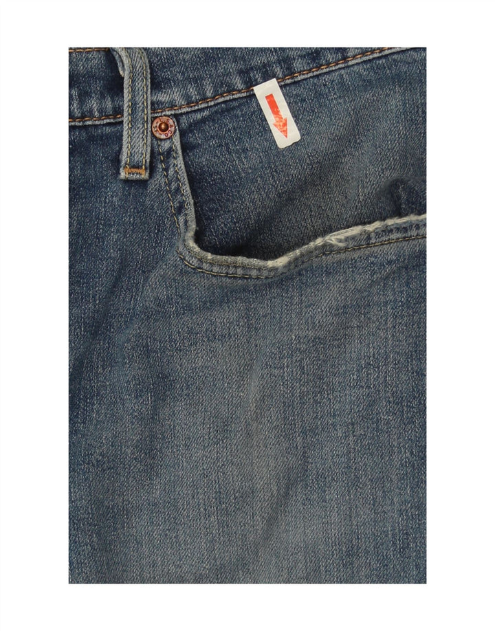 Мужские зауженные джинсы Levi's 502 W34 L32 синие, хлопок