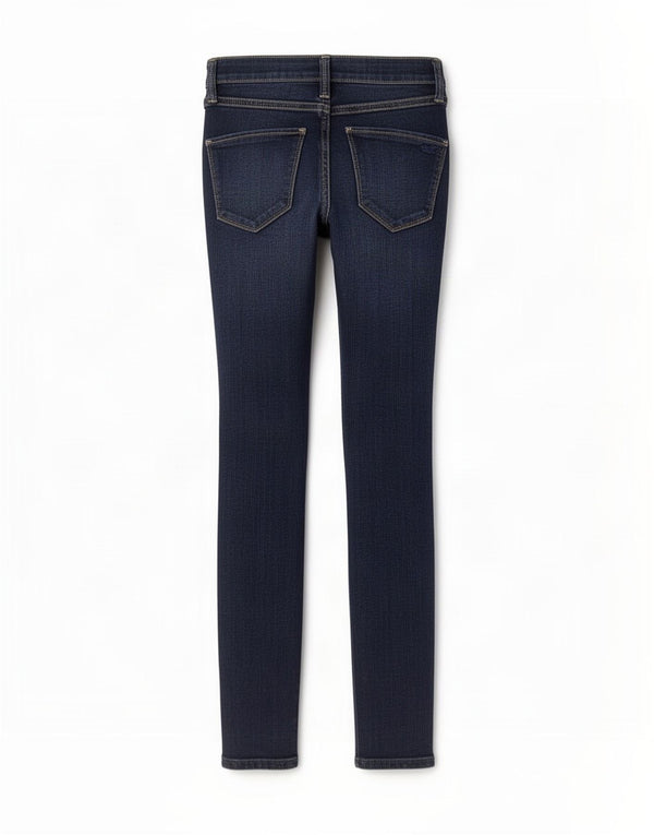 Женские укороченные джинсы Hollister US 00 2XS W23 L26 Темно-синие