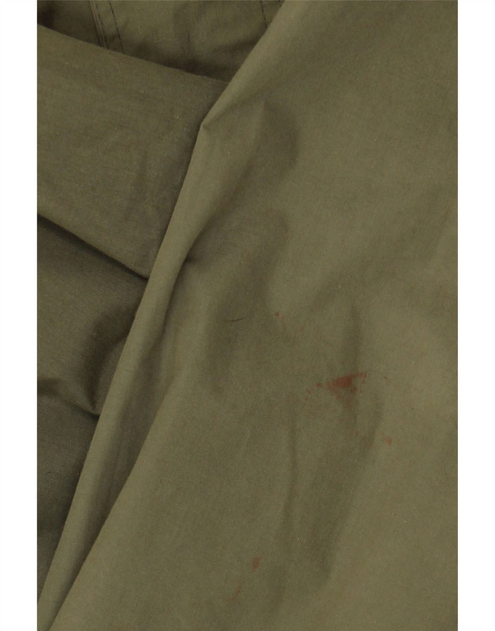 Мужская куртка VINTAGE Utility с капюшоном UK 38, средний хаки, полиэстер