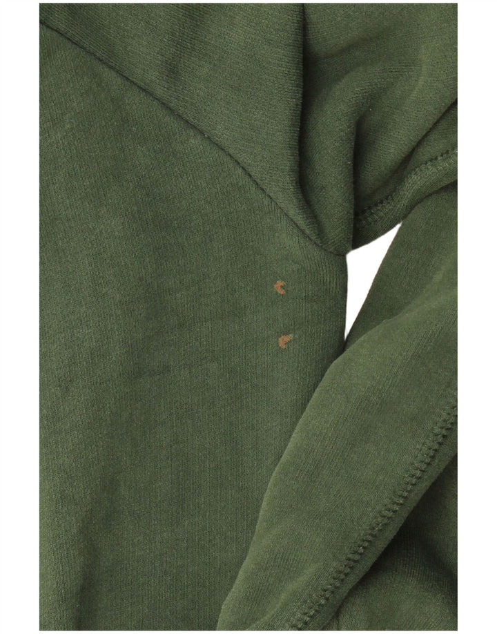 SUPERDRY Мужской свитер с капюшоном и молнией с рисунком, средний хаки