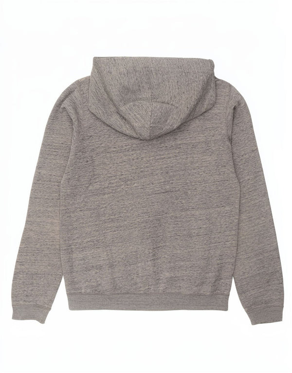 Женский джемпер с капюшоном Jack Wills UK 12, средний серый хлопок в крапинку