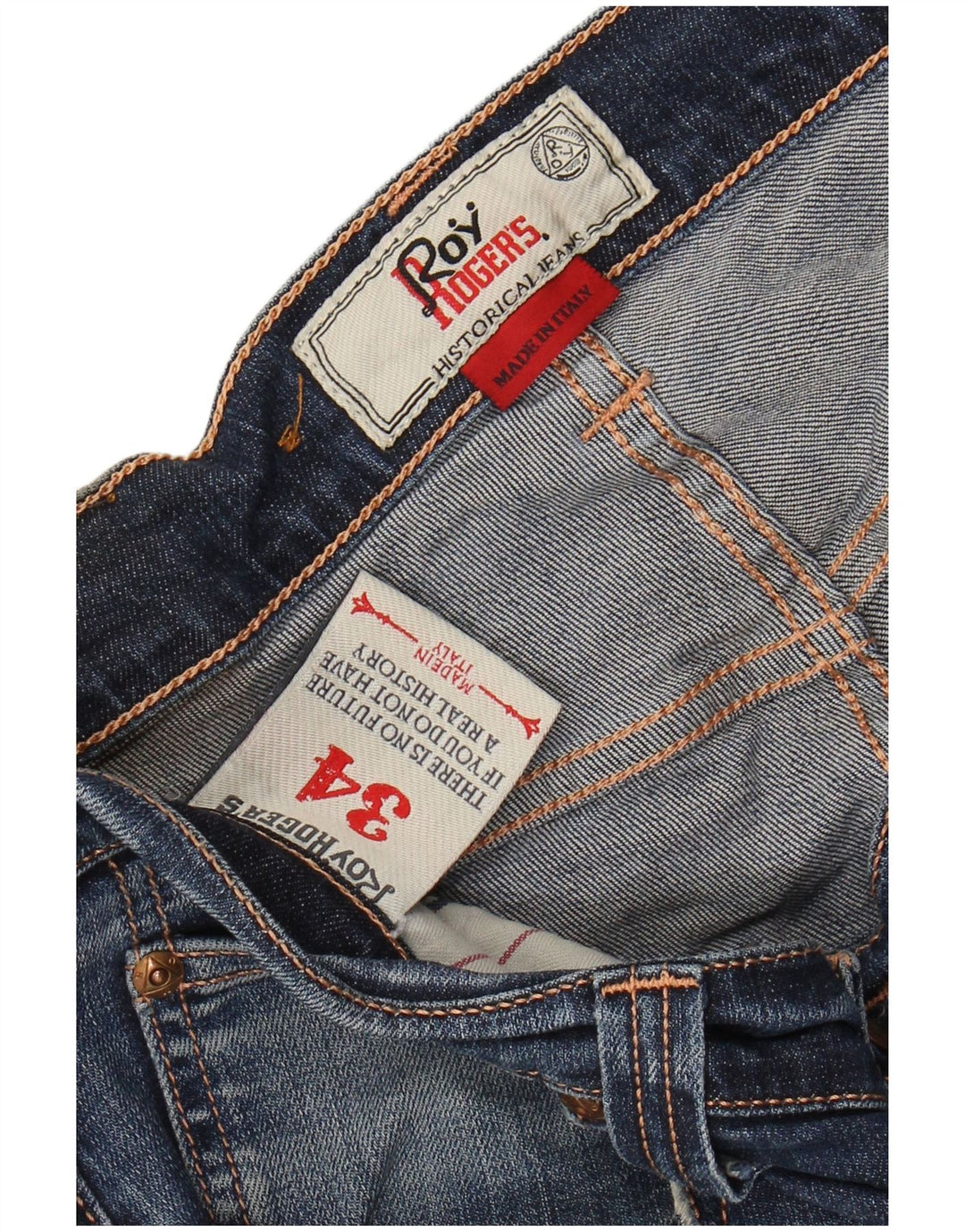 Мужские узкие джинсы ROY ROGERS W34 L34 синие, хлопок