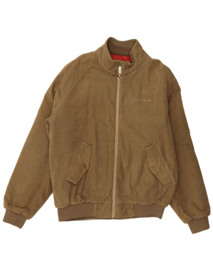 Мужская куртка-бомбер North Sails UK 42 XL, коричневый хлопок