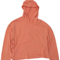 Женский свободный худи с капюшоном Nike Dri Fit UK 16, большой оранжевый полиэстер