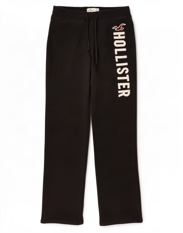Женские спортивные брюки с графическим рисунком Hollister UK 6 XS, черный хлопок