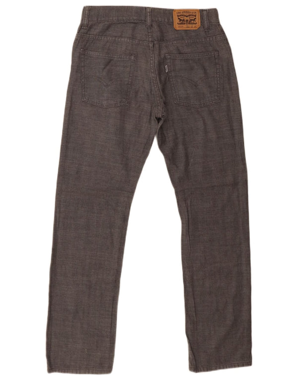 Узкие повседневные брюки Levi's 511 для мальчиков 15-16 лет W29 L29 Серый хлопок