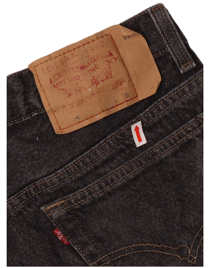 Мужские прямые джинсы LEVI'S W36 L36 Серые, хлопок
