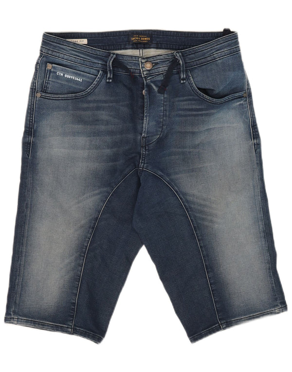 Мужские джинсовые шорты свободного кроя Jack & Jones W32, синие, хлопок