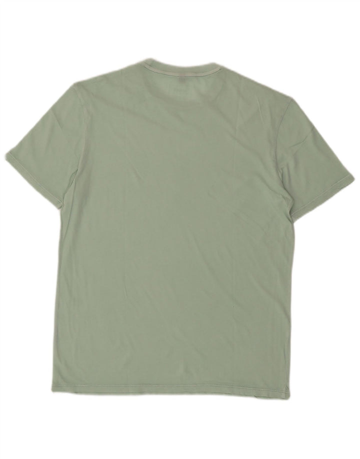 ARMANI JEANS Мужская футболка Top Small Green Cotton