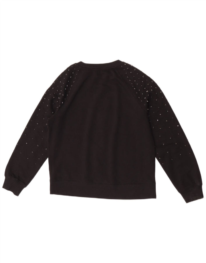 Женский свитер оверсайз Marks & Spencer UK 6 XS, черный хлопок