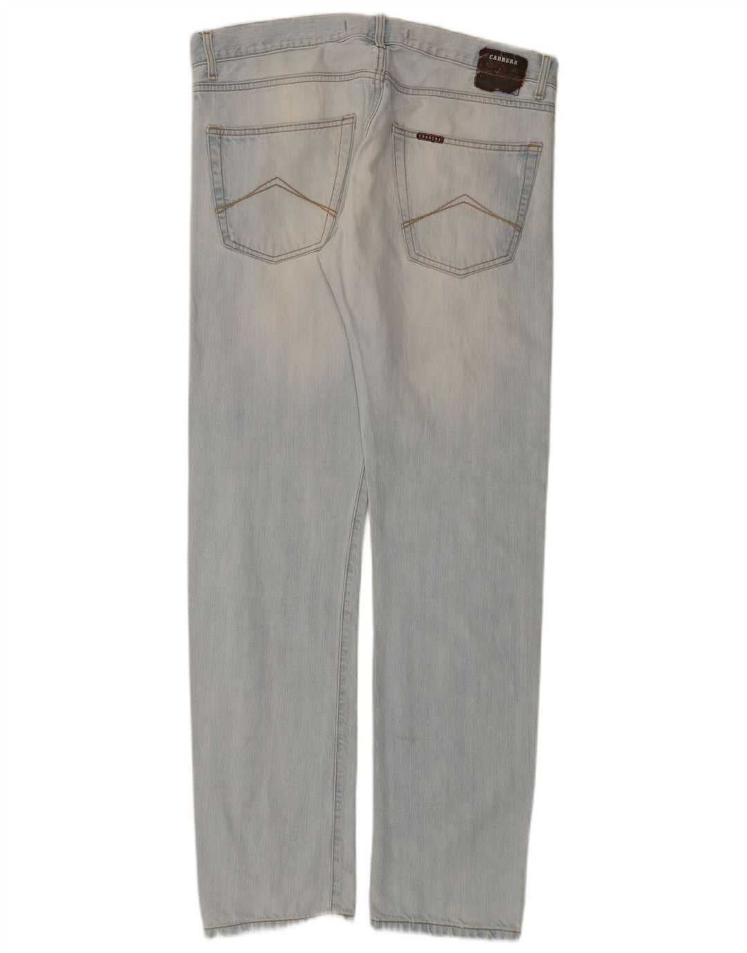 CARRERA Мужские узкие джинсы 717 с потертостями IT 52 XL W36 L34 Синий хлопок