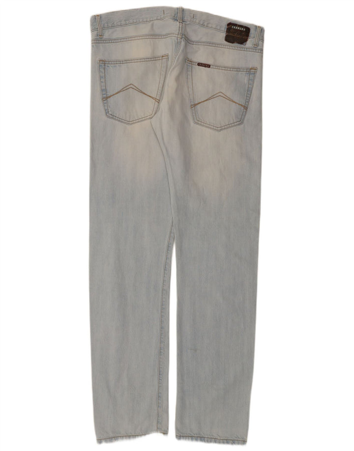 CARRERA Мужские узкие джинсы 717 с потертостями IT 52 XL W36 L34 Синий хлопок