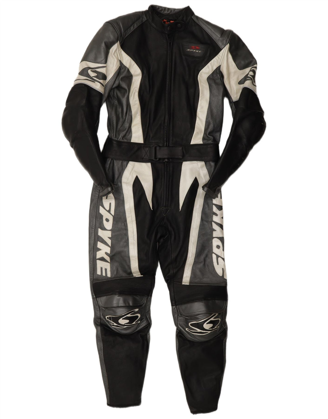 Женский кожаный комбинезон Spyke IT 44, средний черный кожаный мотоциклетный вариант