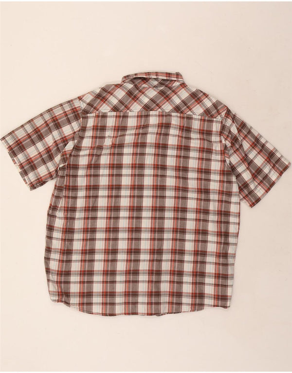 Мужской комбинезон LEE с коротким рукавом, XL, разноцветный хлопок в клетку