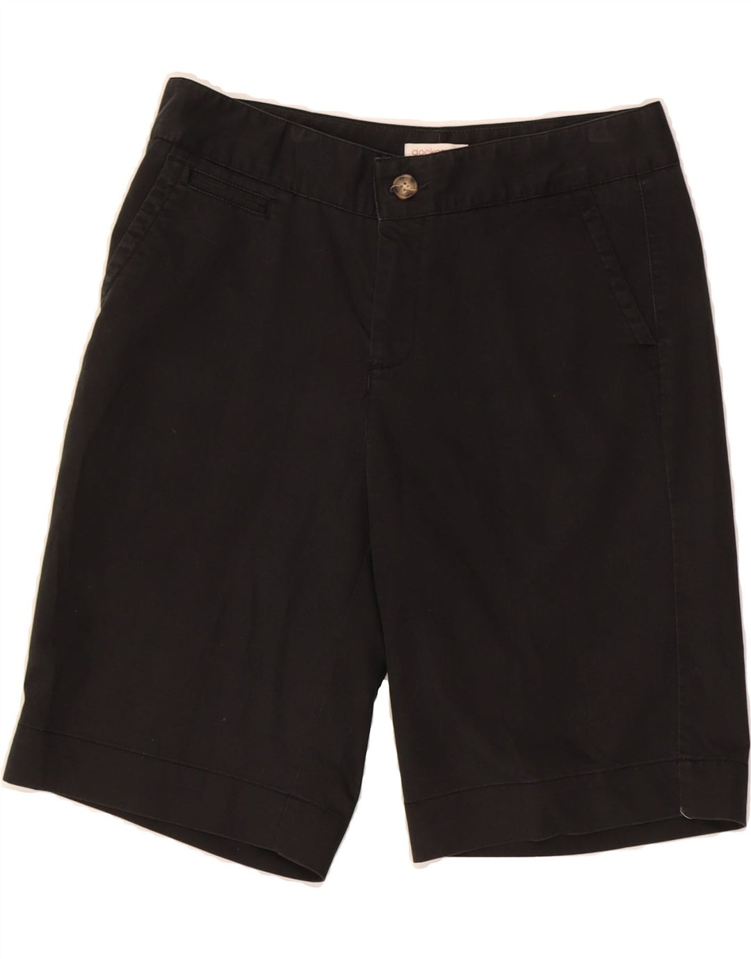 DOCKERS Womens Chino Shorts US 10 Large W32  Black Cotton Vintage Dockers and Second-Hand Dockers from Messina Hembry 
