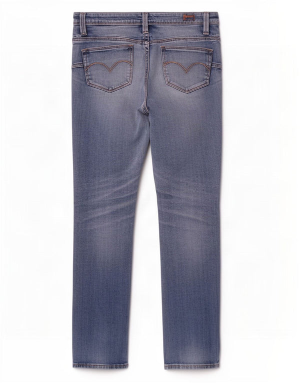 Женские прямые джинсы Levi's с низкой талией W32 L32, синий хлопок