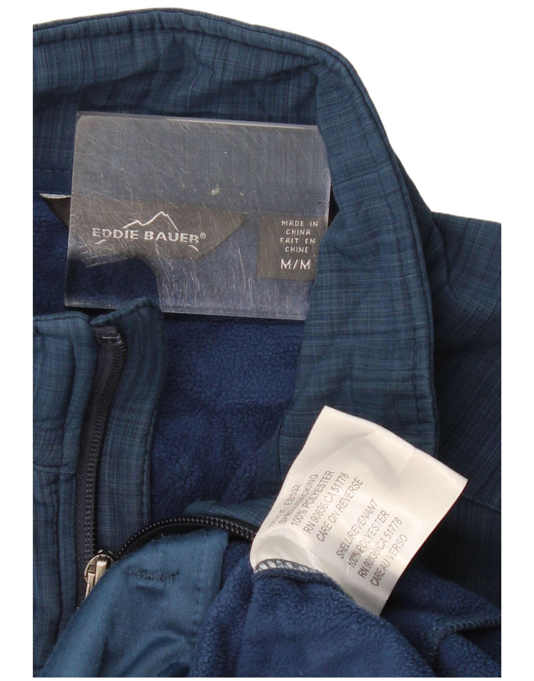 Мужская ветровка Eddie Bauer UK 38, средний темно-синий полиэстер
