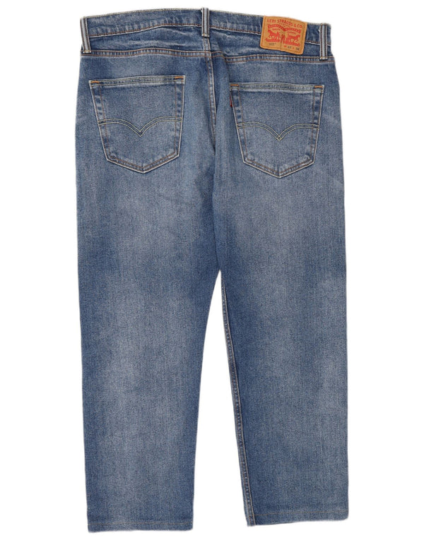Мужские зауженные джинсы Levi's 502 W33 L28 синие, хлопок