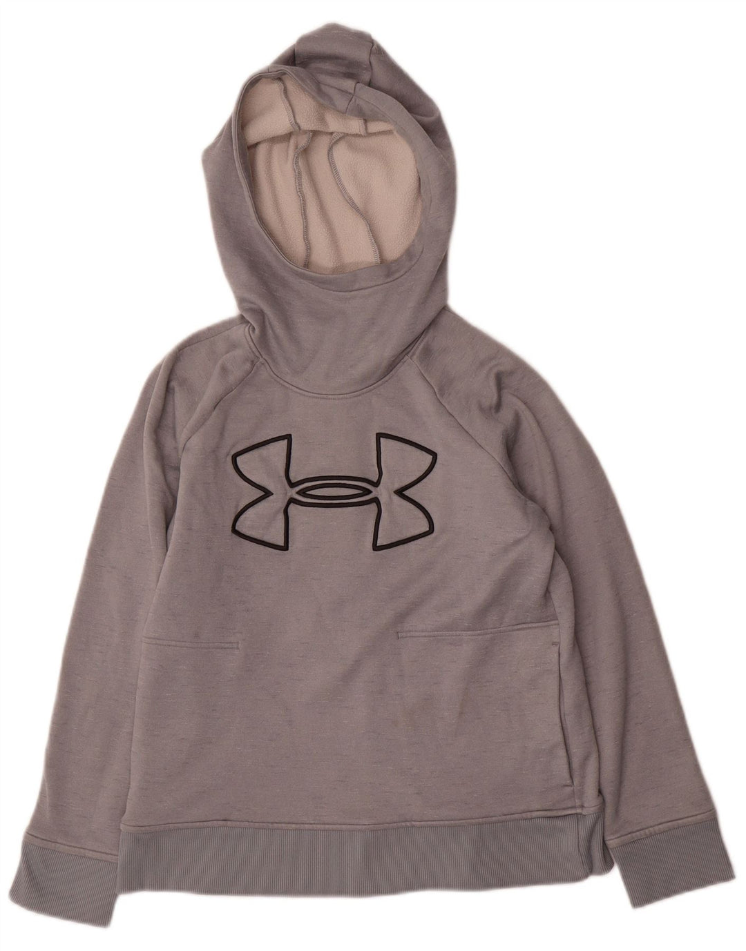 Женский джемпер с капюшоном Under Armour UK 14, средний серый полиэстер