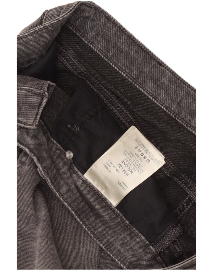 Мужские джинсы Lee Malone Slim W34 L32, серый хлопок
