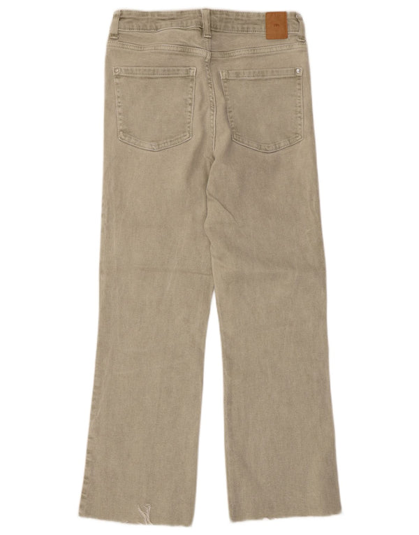 Женские прямые джинсы Zara EU 36 XS W26 L26, серый хлопок