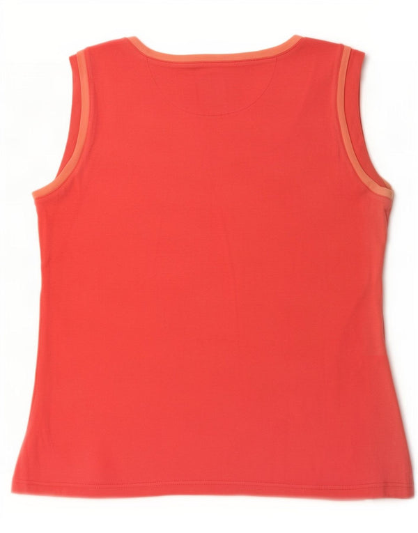 Женский жилет Champion Easy Fit Top UK 14, хлопковый средний красный цвет
