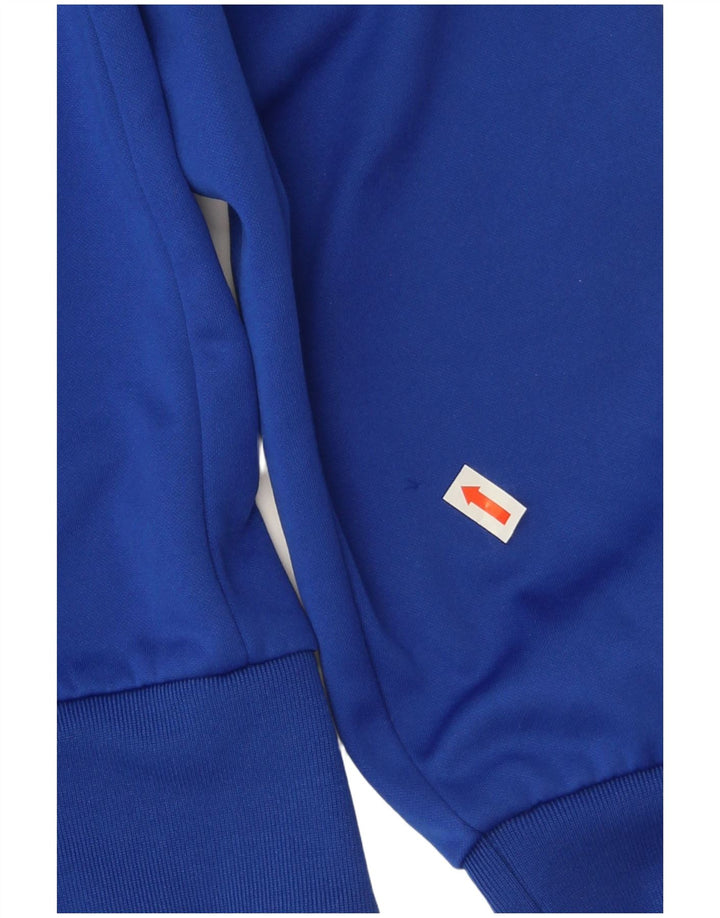 Мужской свитшот на молнии с рисунком Lotto, большой синий полиэстер