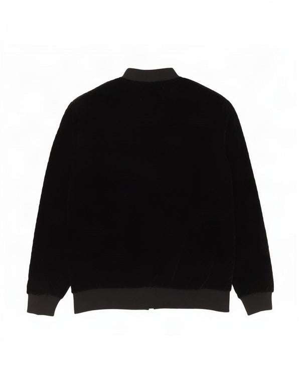 Мужская куртка-бомбер Zara UK 40, большая, черная, полиэстер