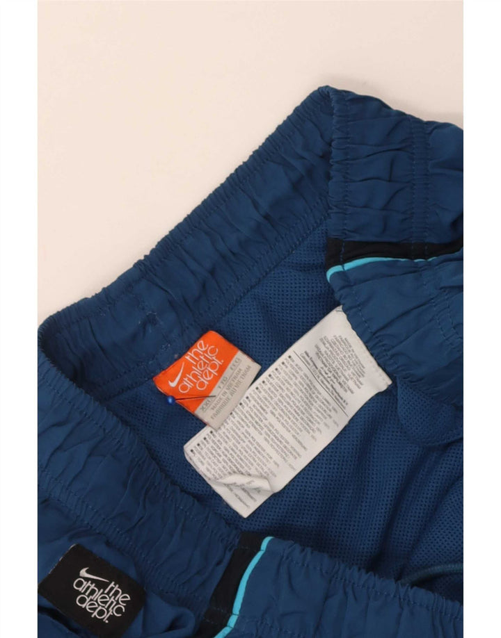 Мужские шорты для плавания Nike 2XL, синие, полиэстер с цветными блоками