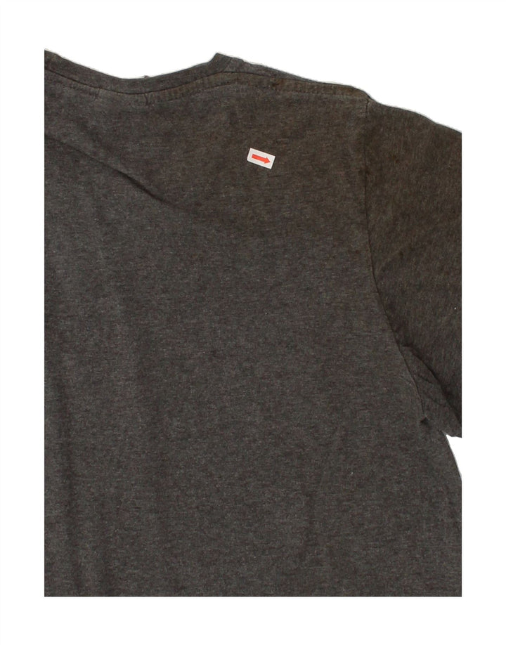 ADIDAS Mens T-Shirt Top Medium Grey Cotton Vintage Adidas and Second-Hand Adidas from Messina Hembry 