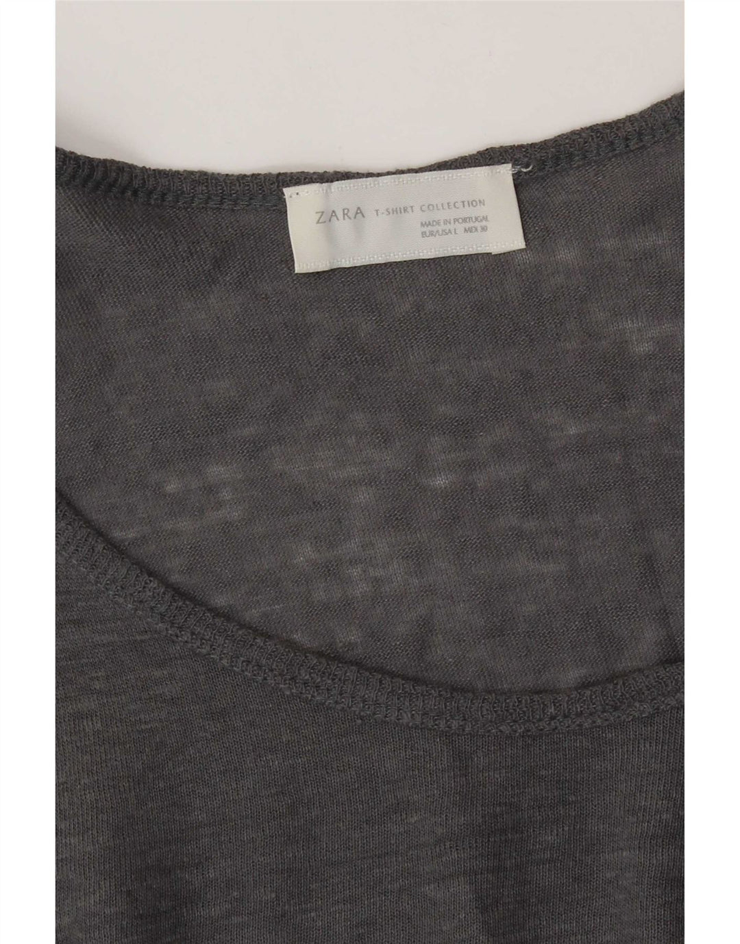 Женский топ Zara с рукавом 3/4 UK 16, большой серый