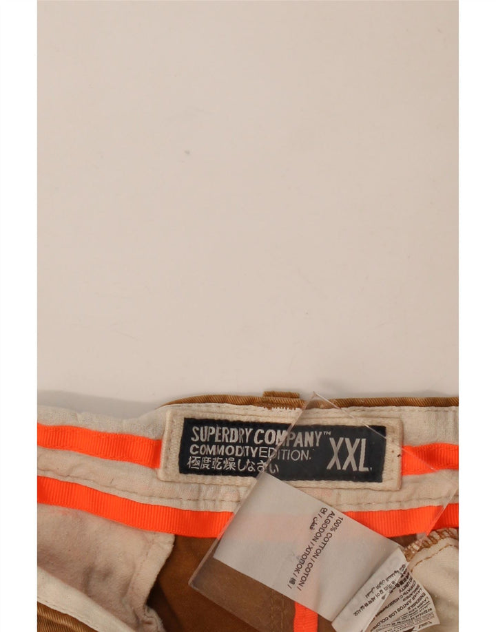 SUPERDRY Мужские шорты чинос 2XL W42 Бежевый хлопок