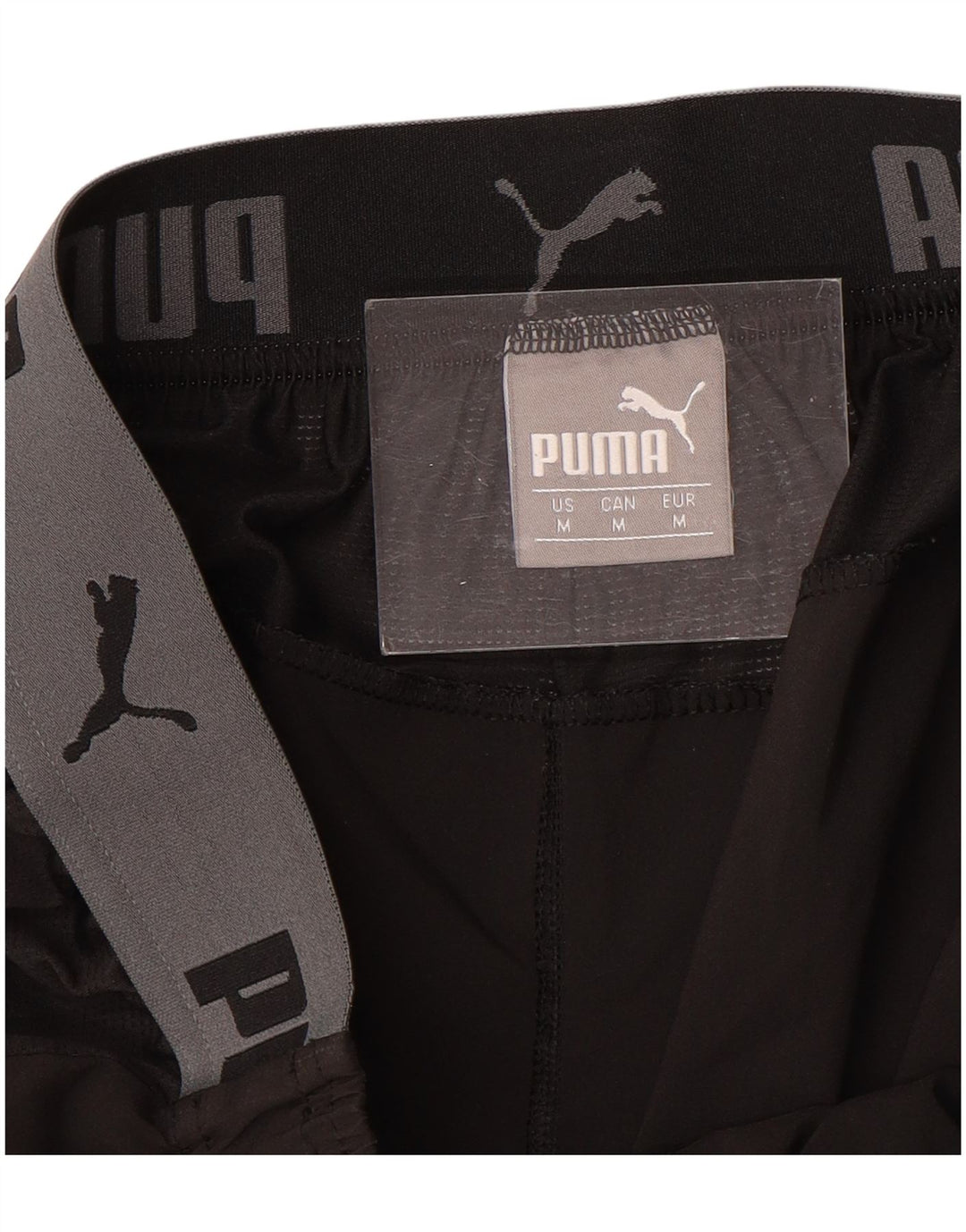 Мужские спортивные шорты PUMA с рисунком, средние черные