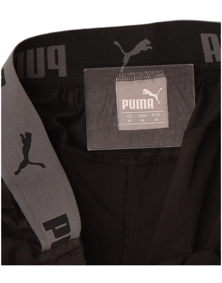 Мужские спортивные шорты PUMA с рисунком, средние черные