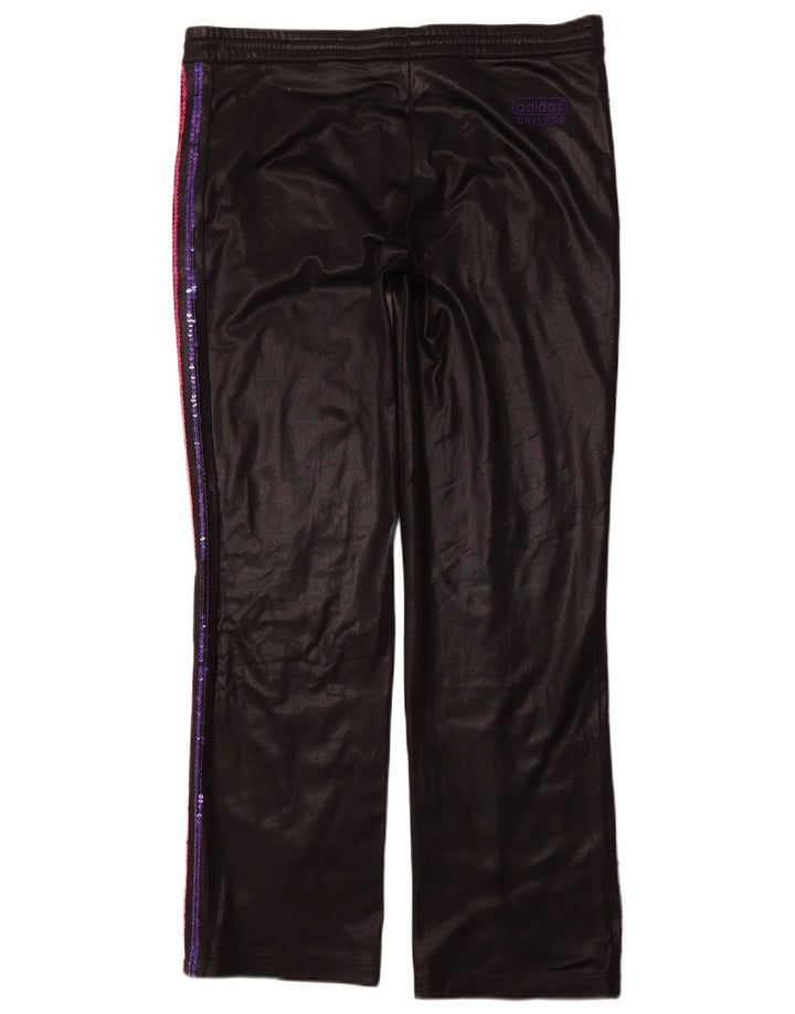 Женские спортивные брюки ADIDAS UK 18 XL, черный полиэстер