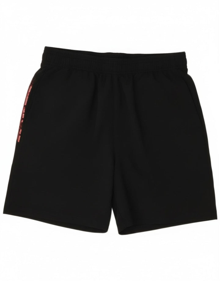 Спортивные шорты с графическим рисунком для мальчиков Under Armour, 11–12 лет, большие черные из полиэстера