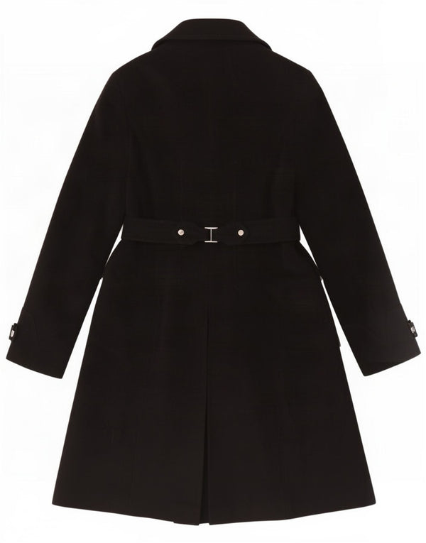 Женское пальто Karen Millen UK 14, большое черное из полиамида