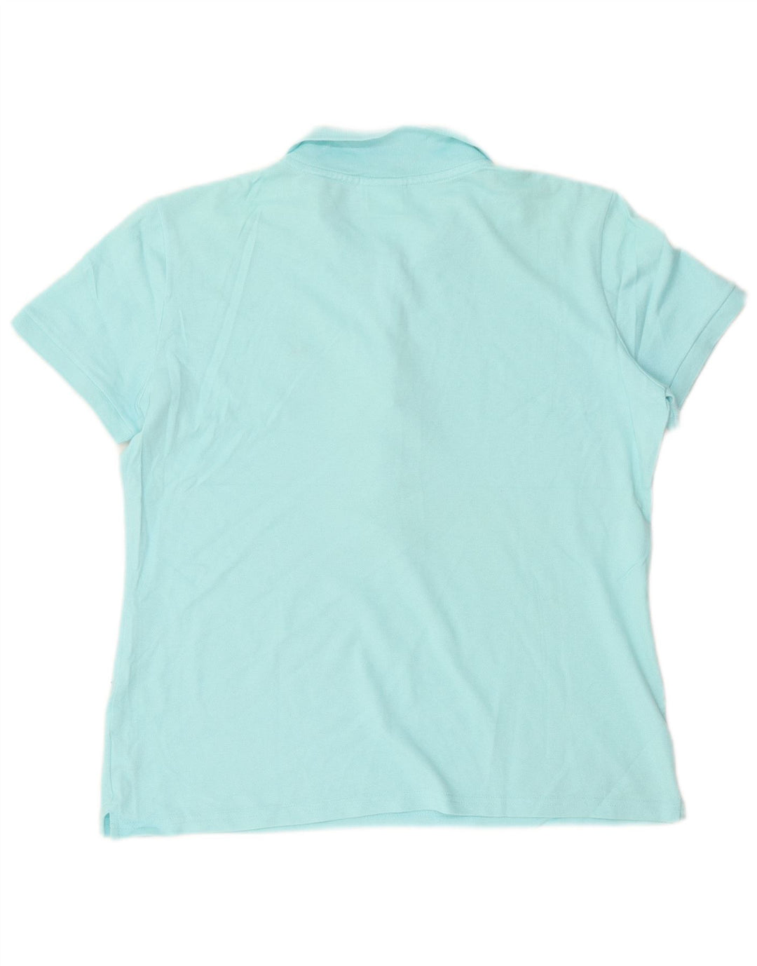 Женская рубашка поло Lacoste, размер 46 XL, синяя, хлопок