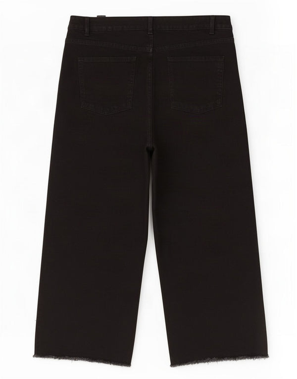 Женские укороченные джинсы Marks & Spencer, Великобритания 18 XL W36 L25, черный хлопок