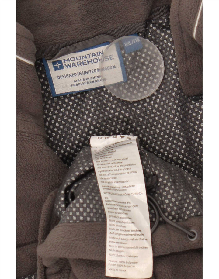 Мужская флисовая куртка Mountain Warehouse UK 44 2XL, серый полиэстер