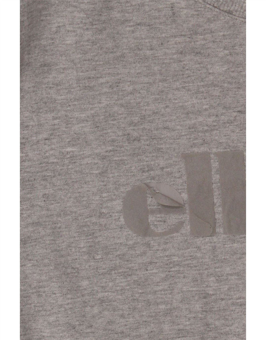 ELLESSE Мужской свитшот с рисунком, хлопковый джемпер среднего серого цвета