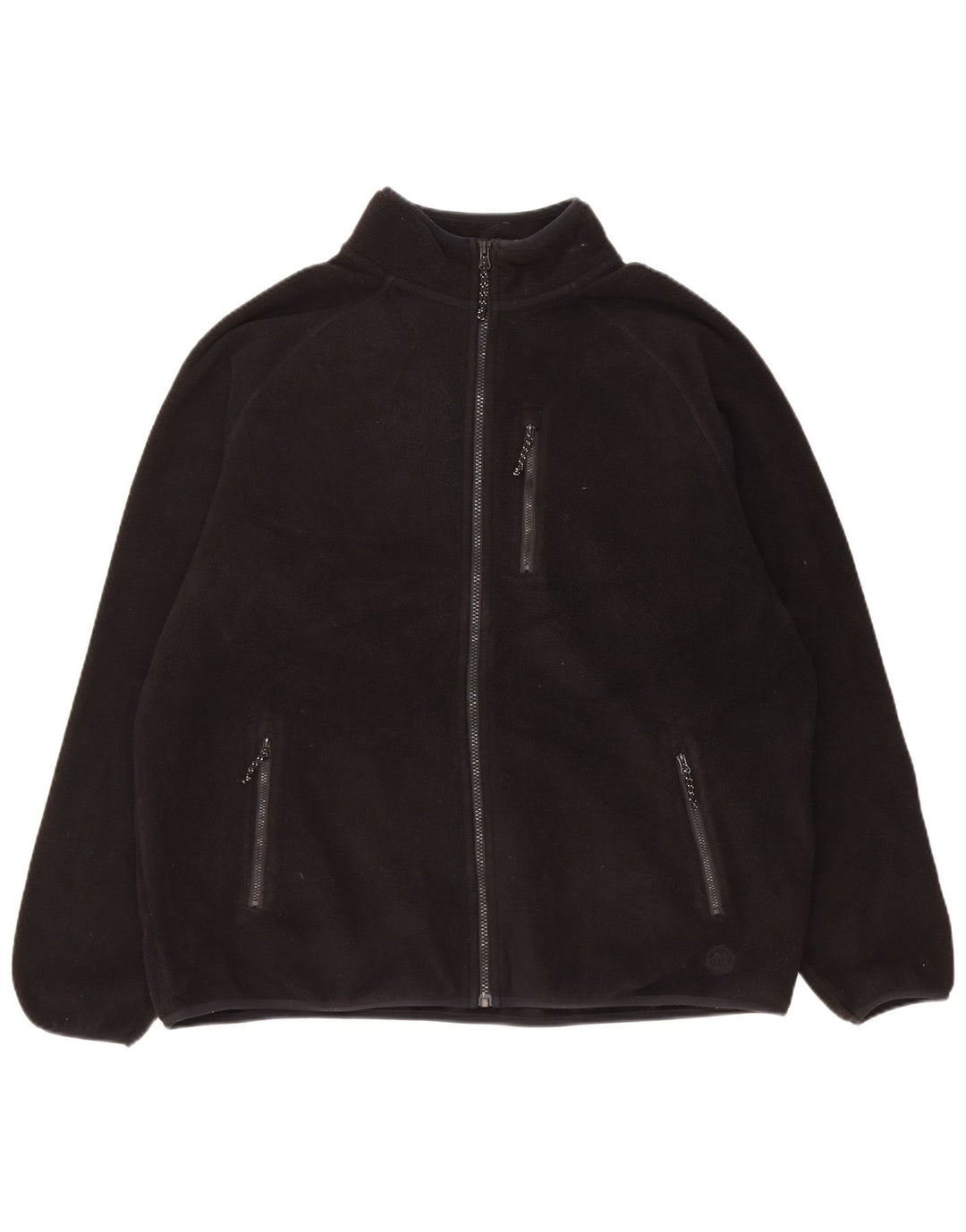 Мужская флисовая куртка Marks & Spencer UK 42 XL, черный полиэстер