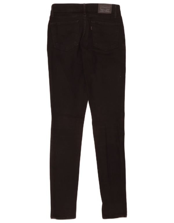 Женские джинсы скинни LEVI'S 711 W26 L30, черный хлопок