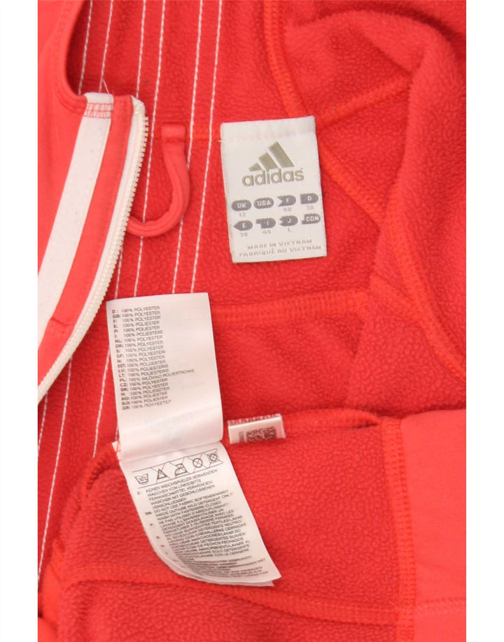 Женский свитер с капюшоном Adidas Climawarm UK 12, средний красный, полиэстер