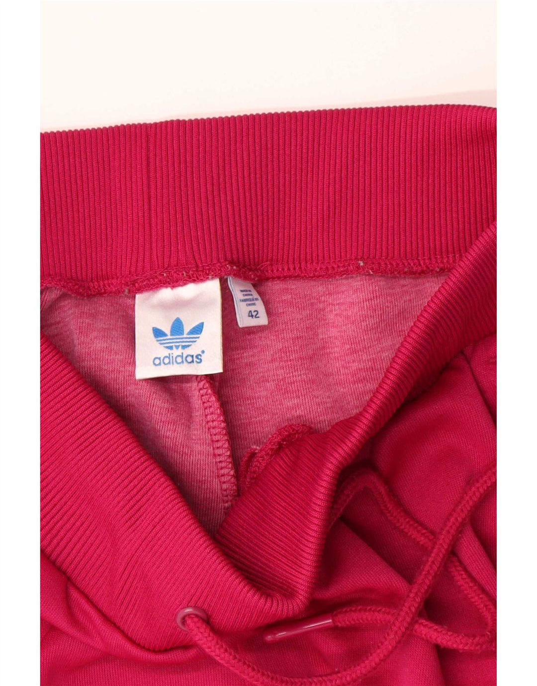 Adidas Женский спортивный костюм Брюки Джоггеры IT 42 Маленький красный полиэстер