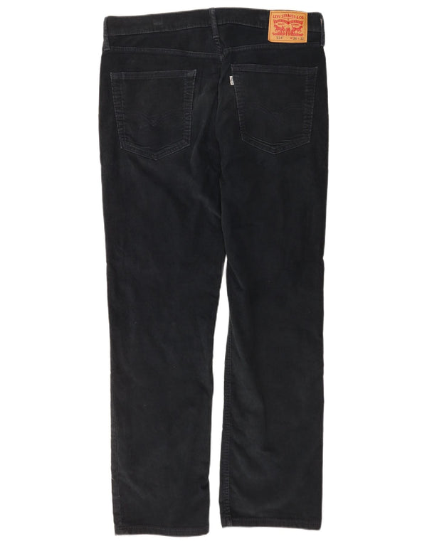 Мужские прямые вельветовые брюки Levi's 514 W36 L32 темно-синие, хлопок