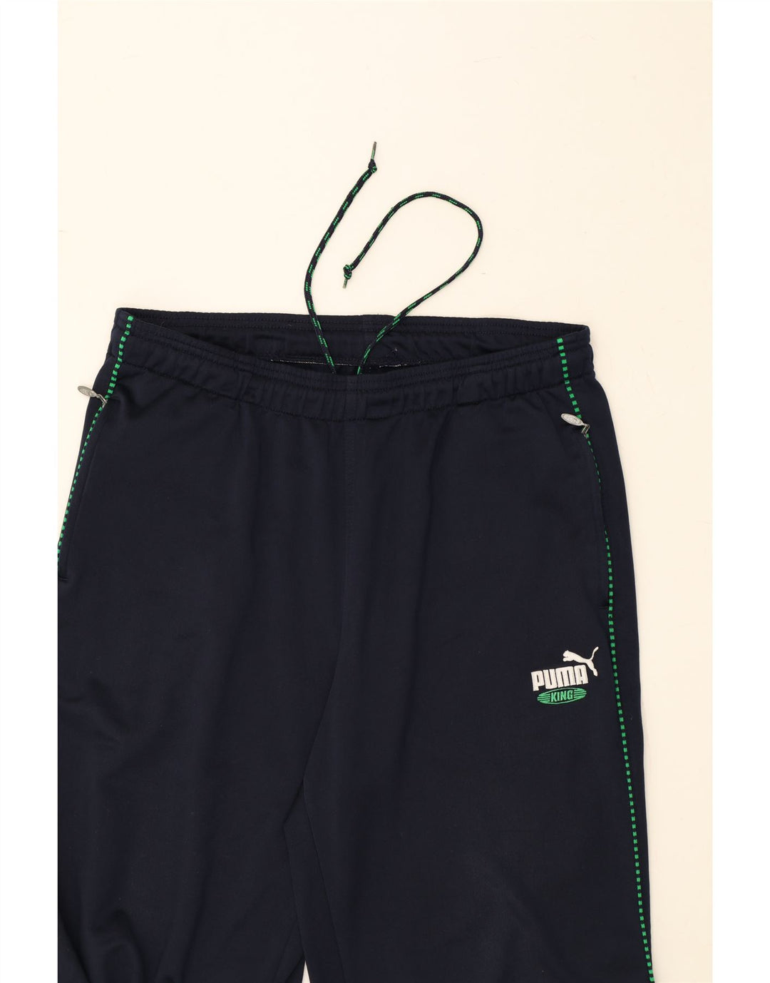 PUMA Mens Tracksuit Trousers Large Navy Blue Polyester Vintage Puma and Second-Hand Puma from Messina Hembry 